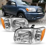 For 2005-2006 Toyota Tundra 05-07 Sequoia Chrome Headlights Assembly Headlamps. Fixed Price $89.99.