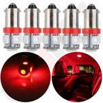5PCS BA9S 1445 1815 1892 Red 5SMD Led Instrument Panel Light Bulb Lamps Ford. Fixed Price $8.78.