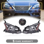 Left & Right Halogen Headlights Assembly For Nissan Sentra 2013-2015 260603SG2A. Fixed Price $132.50.