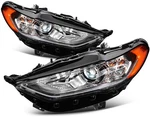 Pair/set Led Drl Projector Headlight Assembly W/ Bulbs Ford Fusion 2017-2020. Fixed Price $209.99.