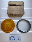 Nos Peugeot 403 Front Turn Signal Light Lens Amber Set 4481 408680 C19-1. Fixed Price $38.95.