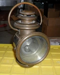 Antique Early 1900S Automobile Car 3-TIER Brass Bale Side Lamp Dietz Orient. Fixed Price $499.99.