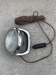 Vintage Lumidor Los Angeles Hand Grip Adjustable Auto Spot Light W/12 Ft. Cord. Fixed Price $21.95.