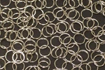 100 Nickel Plated Brass Sew On Rings For Roman Shade Cord Guide Tie Back. Fixed Price $10.90.