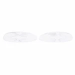 Pair Of Clear Parking Light Lens With Chrome Bowtie Trim Parts Fits Nomad A1027C. Fixed Price $77.32.