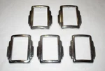 1940 1941 Ford Park Lamp Lens Frames Bezels Nos 01A-13084 Lot Of 5. Fixed Price $125.00.