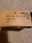 Nors Glo-brite 317/ FAB-13444 Red Tail Light Lamp Lens 53 Ford Passenger. Fixed Price $25.00.