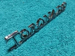 Nos Gm 1971 Toronado Rear Trunk Lid Script Ornament Emblem Oldsmobile New. Fixed Price $34.99.