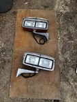Vintage Semi Rig Headlights Trailer Truck Big Hotrod Ratrod Spot Runnning. Fixed Price $350.00.