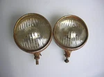 Hella Hooded Foglights Lamp Mercedes Vw Bug Cox Beetle. Fixed Price $475.00.