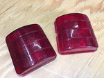 1951 Chevrolet Chevy Tail Light Lenses Used Gm R1-51 5940038. Fixed Price $45.00.