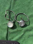 1954 Buick Back Up Light Housings & Lenses Both Sides. Fixed Price $135.00.