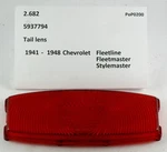 1941-1948 Chevrolet Fleetmaster Stylemaster Tail Light Lens 5937794. Fixed Price $9.99.