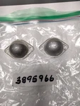 Mopar Nos License Lamp Lenses (2) 78-87 Dodge Truck W/step Bumper. Fixed Price $65.00.