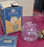 Antique Mazda Bulb 250W Box General Electric Floodlight G30 Medium Base. Fixed Price $49.95.