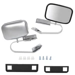 Pair Side View Manual Mirrors 1980-1996 Ford F-series Stainless Steel. Fixed Price $39.29.