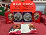 Nos Lucas FT10 Nova Fog Lamp Pair, Perfect New Old Stock. Fixed Price $395.00.