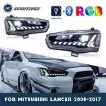 Hcmotion Rgb Led Headlights For 2008-2017 Mitsubishi Lancer Evo X Drl Animation. Fixed Price $549.99.
