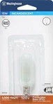 Westinghouse Tubular Bulb 15 89 Lumens T6 Candelabra 3-1/16 In. Frosted Carded. Fixed Price $20.41.