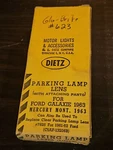 Nors Dietz 7827 Parking Light Lense 63 Merc Mont./ford Galaxie C3AZ-13208-A. Fixed Price $18.00.