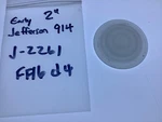 Jefferson 914 Glass Early Lens Cowl Lamp Fender Light Vintage Auto Truck 2. Fixed Price $39.95.