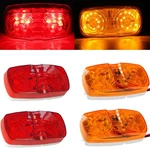 4 Pcs Amber & Red 10 Led Trailer Side Marker Light, Bullseye/tiger Eye/double. Fixed Price $22.95.