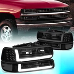For 1999-2002 Silverado -2006 Suburban Led Drl Bar Headlight+ Bumper Lamp Tinted. Fixed Price $83.99.