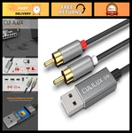 Usb To Rca Audio Cable 6FT 384KHZ/24-BIT Dac, Male Stereo. Fixed Price $41.99.