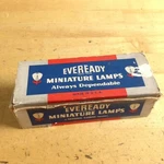 Vtg Eveready Miniture Lamps Full Box Replacement Light Bulbs Car. Fixed Price $7.98.