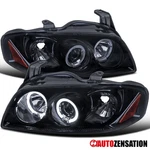 Fit 2004 2005 2006 Sentra Black Smoke Led Halo Projector Headlights Left+right. Fixed Price $172.01.