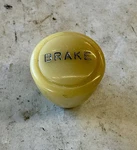 1946-1947; 1951-1953 Buick Parking Brake Release Knob Ivory RG44. Fixed Price $25.00.
