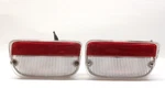 Original 1974 Chrysler Town & Country Station Wagon Rear Bumper Backup Lights. Fixed Price $195.00.