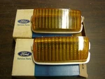 Nos Oem Ford 1971 1972 1973 Mercury Comet Park Light Lenses + 70 Cougar Lamp XR7. Fixed Price $219.00.