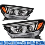 Black Pair/set Led Drl Headlights Assembly W/ Bulbs For Buick Encore 2017-2022. Fixed Price $200.99.