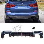 Rear Lip Diffuser With Led Light For 2018-2021 Bmw X3 G01 Sport Gloss Black. Fixed Price $178.99.