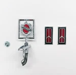 1984-86 Olds Cutlass Supreme 442 Stand Hood /tail Light Emblems Red. Fixed Price $169.95.