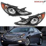Black Amber Corner For Hyundai Sonata 2011-2014 Halogen Front Headlights Pair. Fixed Price $82.63.