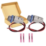 2 Set Rear License Plate Light Bulb Socket Wiring Harness Kit Ford F-150. Fixed Price $22.48.
