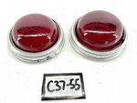 Nos Vintage Kd Lamp Co 539 Sema Approved Pair Red Glass Lens & Housing C37-55. Fixed Price $134.95.
