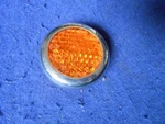 Nos Lucas RER25 Orange Reflector With Rim British Motorcycles Triumph Norton Bsa. Fixed Price $25.00.