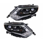For Nissan Rogue Headlight 2017 2018 Pair Driver And Passenger Side Led Capa. Fixed Price $1370.59.
