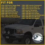 Ford Mercury Lincoln Interior Clear Overhead Dome Lights Cover Car Accessory. Fixed Price $10.44.