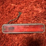 Sae Pia Ab Front Side Marker Red Lens Amc Javelin Hornet 1971-74 Crack. Fixed Price $18.95.