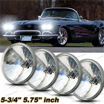 For Chevy Corvette 64-82 5.75" 5-3/4 Inch Halogen Headlights Hi/lo Beam White. Fixed Price $76.99.