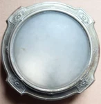 1930'S-1950'S Stainless Steel Interior Light Fixture For Possibly Bus. Fixed Price $30.00.