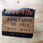 Vintage Nos Tung Sol 12V 32 Cp Light Bulb Motorcycle 1073. Fixed Price $10.00.