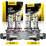 Auxito Combo 4 9005 + 9006 Led Headlight Kit Bulbs High Low Beam White 80000LM. Fixed Price $39.99.
