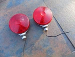 Two Nos Dietz 276 SAE-ISTP-61 Red Light Lens Metal Case 4". Fixed Price $89.00.