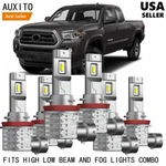 Auxito H11 Combo Led Hi Low Beam Headlight+fog For Toyota Tacoma 2016-2021. Fixed Price $56.99.