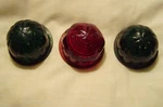 Cats Eye Glass Lens Red Green Marker Lights Columbus Metal Products 4791D. Fixed Price $13.00.